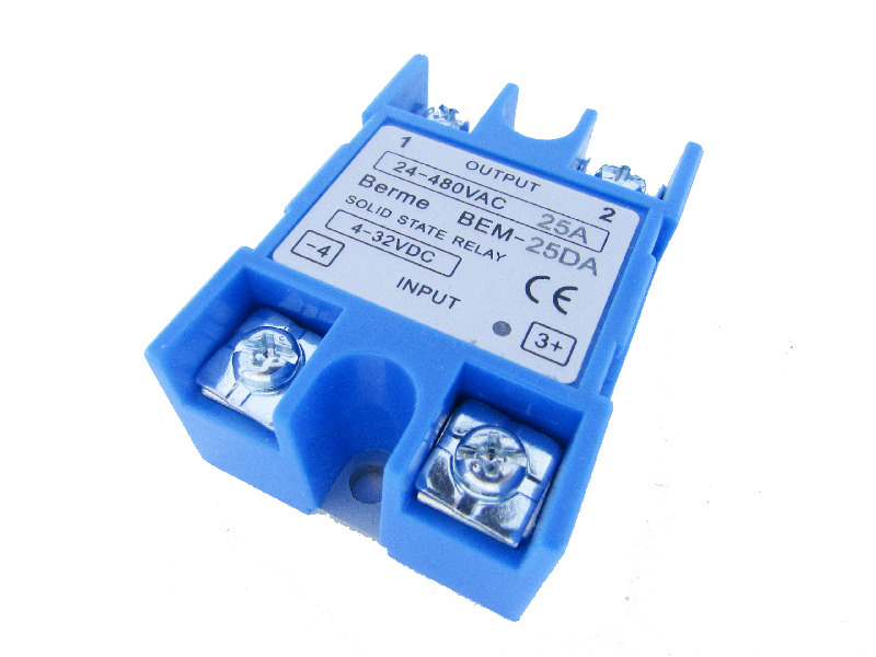 Однофазное твердотельное реле Berme SSR-25DA (DC-AC)