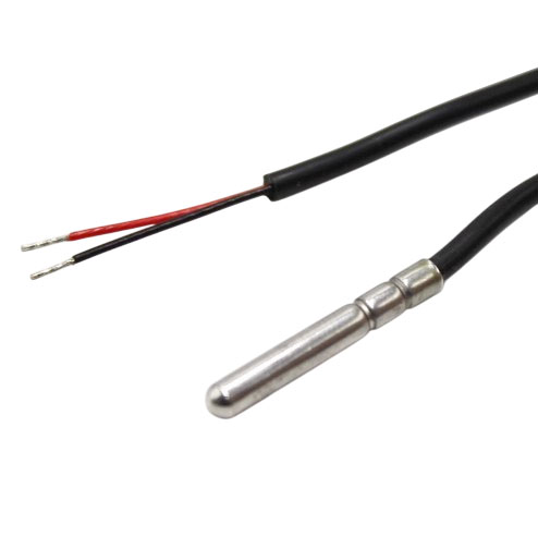 Датчик температуры, термистор NTC 3950 4х30мм (100K),T106, провод 2 метра.