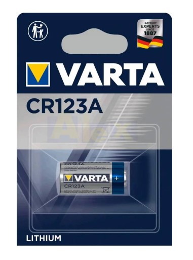 Батарейка Varta CR123A, 3V