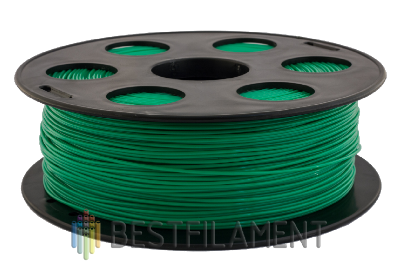 Зеленый PLA пластик Bestfilament для 3D-принтеров 1 кг (1,75 мм)