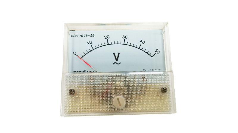 Аналоговый вольтметр 85L1 AC 0-50V, 64x56мм