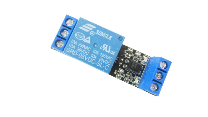 Модуль с одним реле 5V, 10A (гальваническая развязка)
