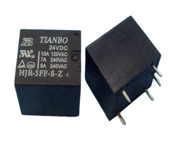 Электромагнитное реле TIANBO HJR-3FF-S-Z 24VDC, 7A, 240VAC
