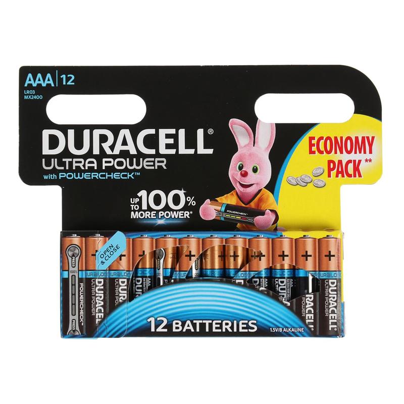 Батарейка DURACELL Ultra Power, AAA LR03, 1.5V (цена за 1 штуку)