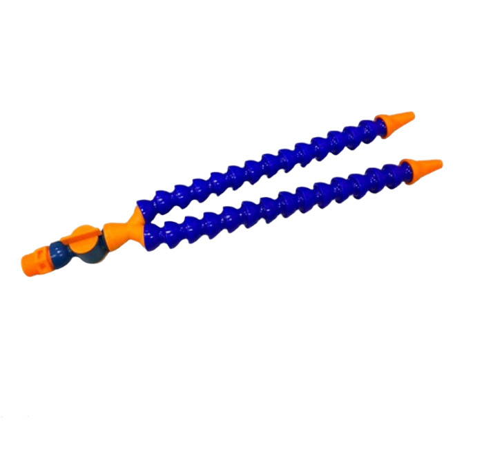 Гибкая трубка подачи СОЖ с краном и разветвителем на два модуля, 3/8" 40см