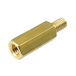 Стойка латунная мама-папа M2 x 40+4mm, PCHSN-40