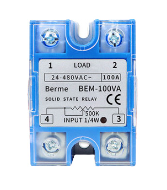 Однофазное твердотельное реле Berme SSR-100VA 