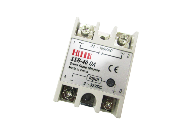 Однофазное твердотельное реле SSR-40DA (DC-AC)