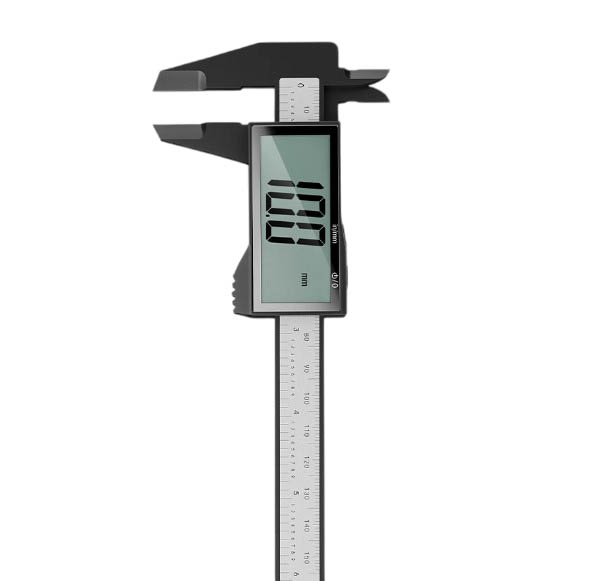 Штангенциркуль цифровой пластиковый 0-150мм ( 2.1")