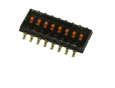 DIP переключатель smd 8P,  UL94VO