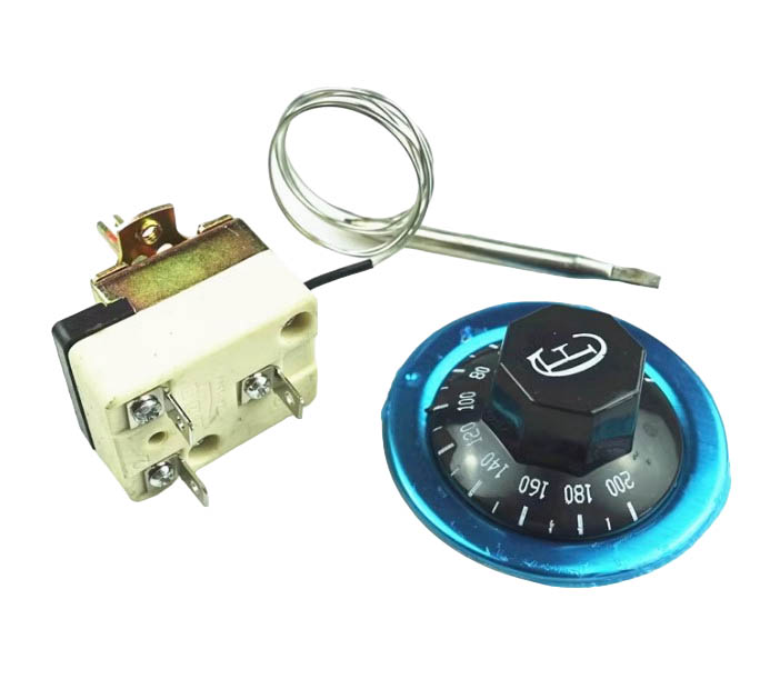 Капиллярный термостат 220V, 60-200°C 3 контакта