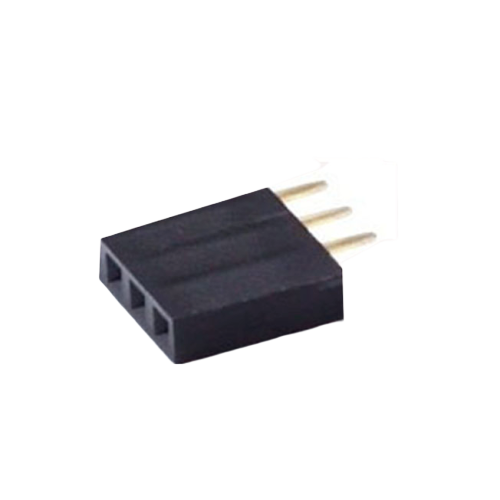Однорядная линейка PBS-03 1*3 pin, мама, 2,54 мм, чёрный