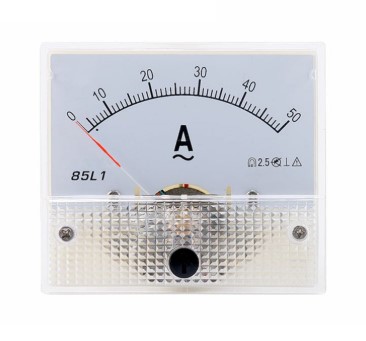 Аналоговый амперметр 85L1, АС 0-50А, 63.7х56.2мм