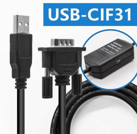 Кабель для подключения ПЛК USB-CIF31 (USB - папа DB9(COM)) 1.5 метра