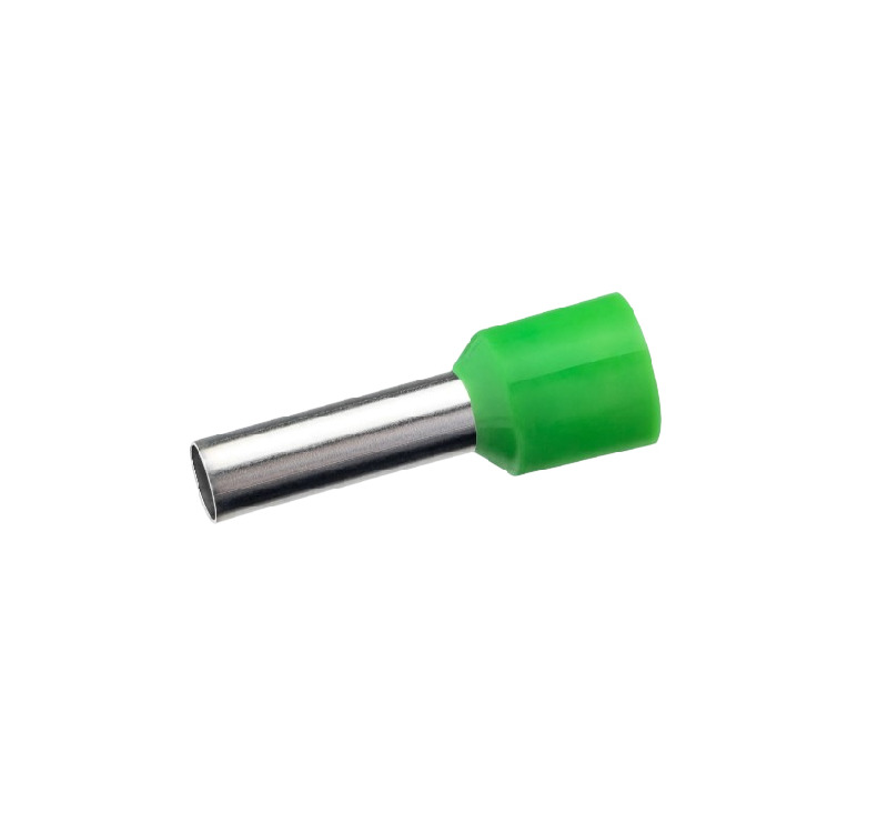 Наконечник-гильза E0508 для провода D 0.5 L-8 mm (зеленый)