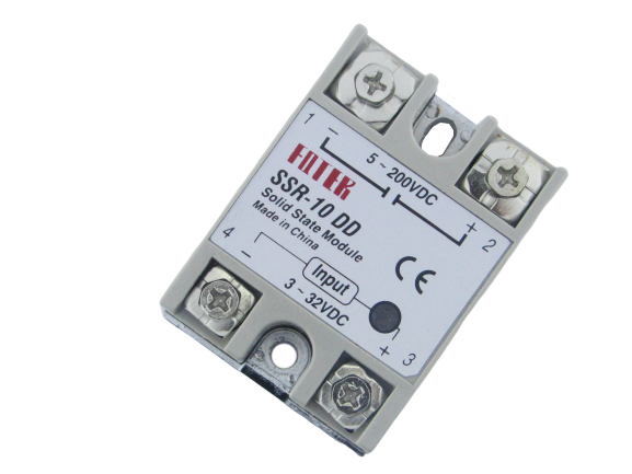 Однофазное твердотельное реле SSR-10DD (DC-DC)