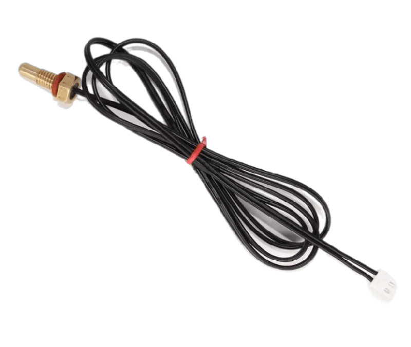 Датчик температуры, термистор NTC 3950 (10K) М6 шаг 1.0, провод 1 метр