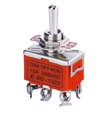 Тумблер E-SG 1322 250V, 15A (3 положения)