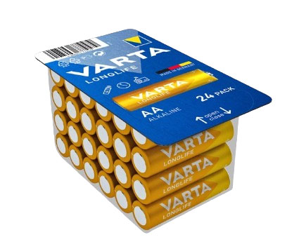 Батарейка VARTA LONGLIFE, AA LR6, 1.5V (цена за 1 штуку)