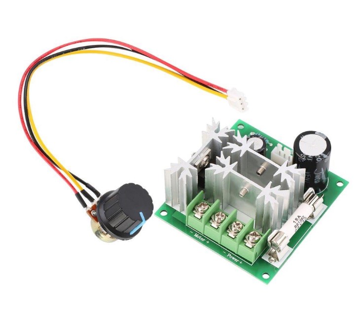 ШИМ регулятор скорости двигателя  DC 6v-90v 15А