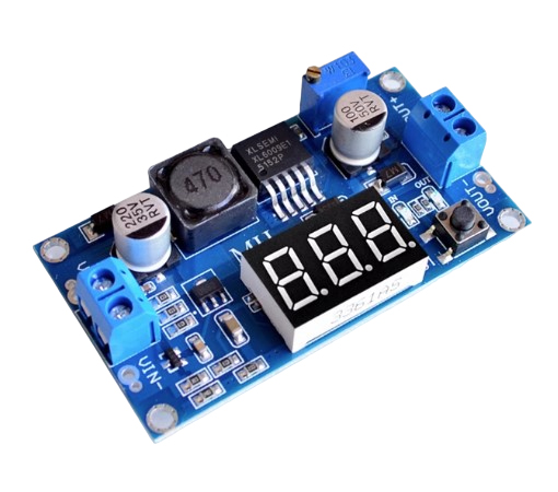 Повышающий преобразователь DС-DС на XL6009E1 с вольтметром, 4 Ампера