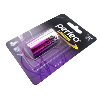Батарейка Perfeo Lithium CR123A, 3V