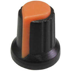 Ручка пластиковая для потенциометра 15X17mm AG2, оранжевая