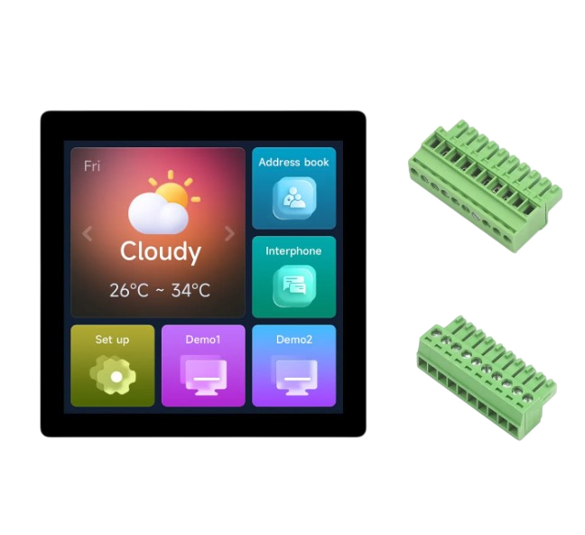 Модуль ESP32-S3-Touch-LCD-4 с сенсорным TFT-дисплеем 4" 480х480