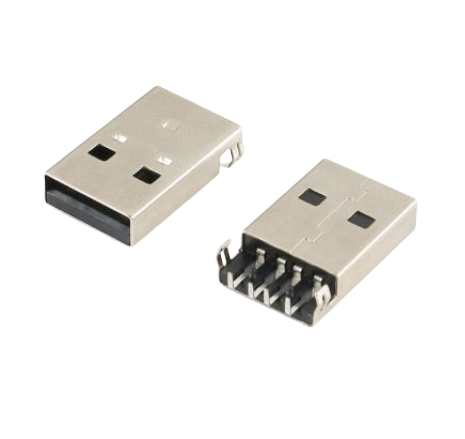 Штекер USB 90° на плату (К12)