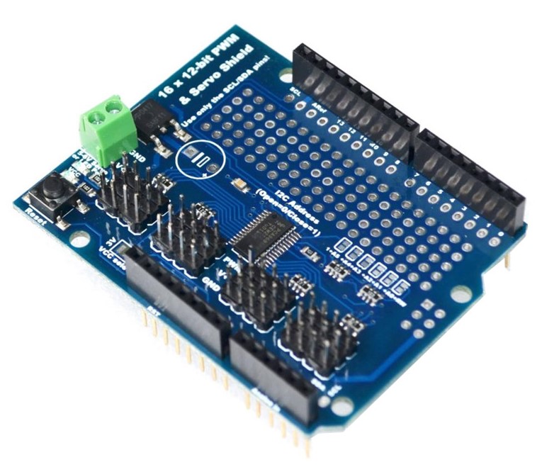 Модуль расширения 16-Channel 12-bit PWM/Servo Shield 16