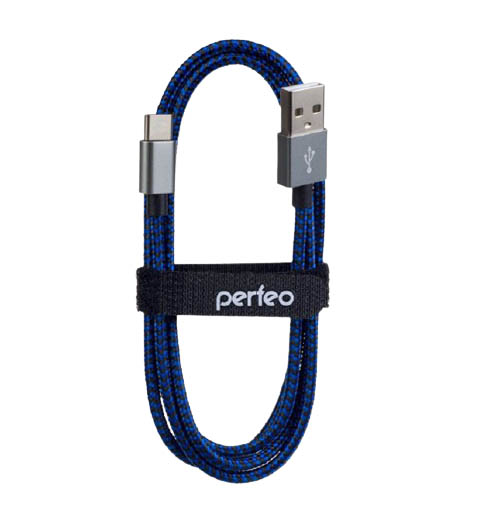 Кабель PERFEO USB2.0 A вилка - USB Type-C вилка U4903, длина 1 м.
