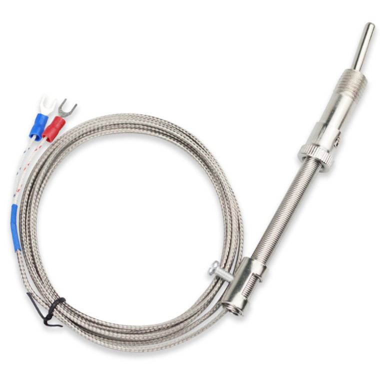 Термопара WRNT-02 тип К (0~400°C) M12, шаг 1.5, провод 2 метра