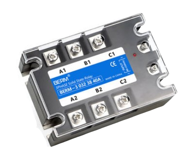 Трехфазное реле BERM-3 032 38 40A, 40A (AC-AC)