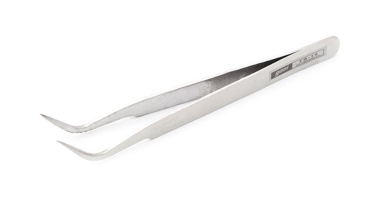 Пинцет GOOI TS-15, загнутый
