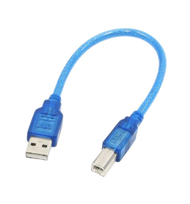 Кабель USB 2.0 A вилка -  USB-B вилка, 0.3 метра