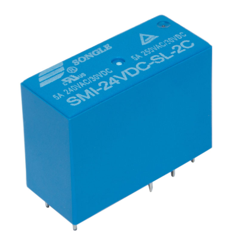 Электромагнитное реле SMI-24VDC-SL-2C, 10A, 250VAC, 30VDC