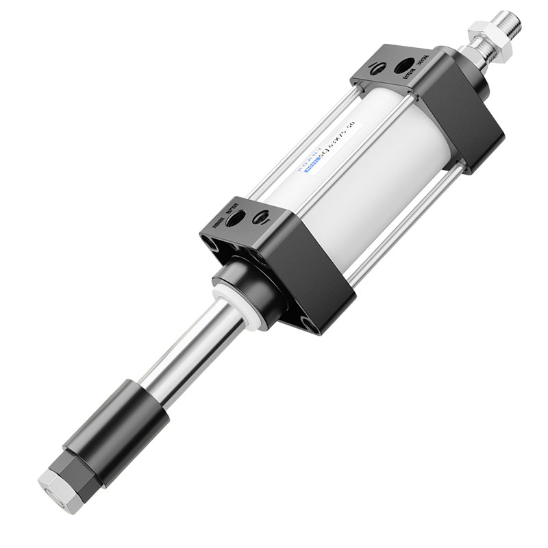 Пневмоцилиндр двусторонний SCJ 125X100-100, D=100, ход 0-100, G1/2