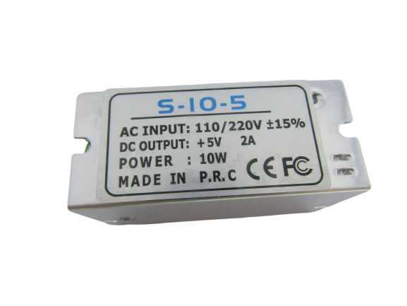 Блок питания AC-DC S-10-5 5V, 2A (71 х 39 х 31 мм)