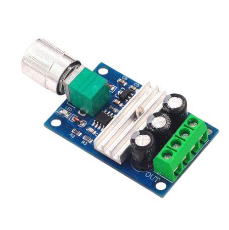 ШИМ регулятор скорости двигателя  DC 6V-28V 3А