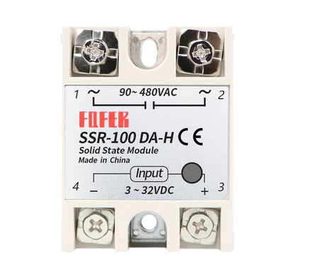 Однофазное твердотельное реле SSR-100DA-H (DC-AC)
