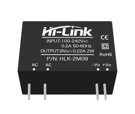 Мини блок питания Hi-Link HLK-2M09 AC-DC 9V 222mA