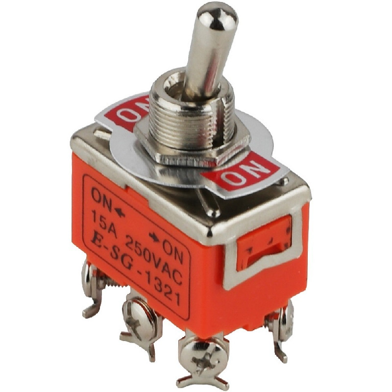 Тумблер E-SG-1321 250V, 15A (2 положения)