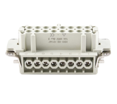 Гнездо (сердечник) для промышленного разъема 16 пин