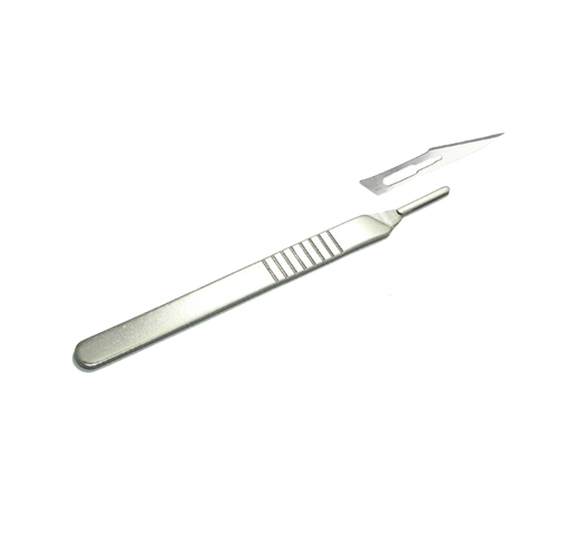Нож-скальпель №11 со сменными лезвиями (10 шт)