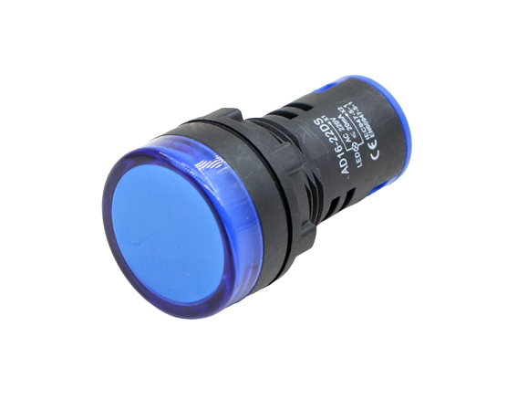Световой индикатор AD16-22DS 220V (LED) синий