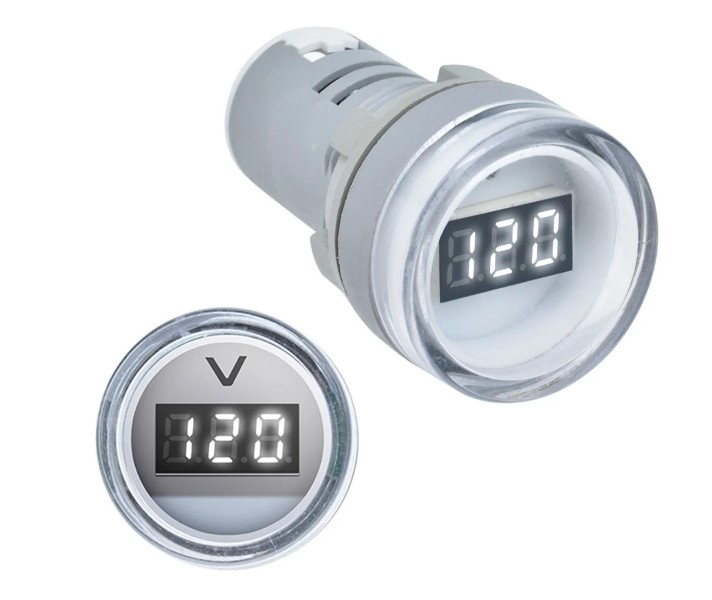 Вольтметр AD101-22VM AC20-500V, белый