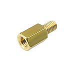 Стойка латунная мама-папа M3 x 4+6mm, PCHSN-4