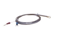 Термопара тип K (0~600°C), с кольцом M6 для крепления на плоскость, провод 2 метра