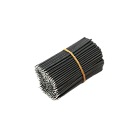 Провод для пайки AWG24, длина 200мм черный, цена за шт