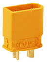 Разъем  XT-30-U-M  2pin, 20А (папа) 2мм